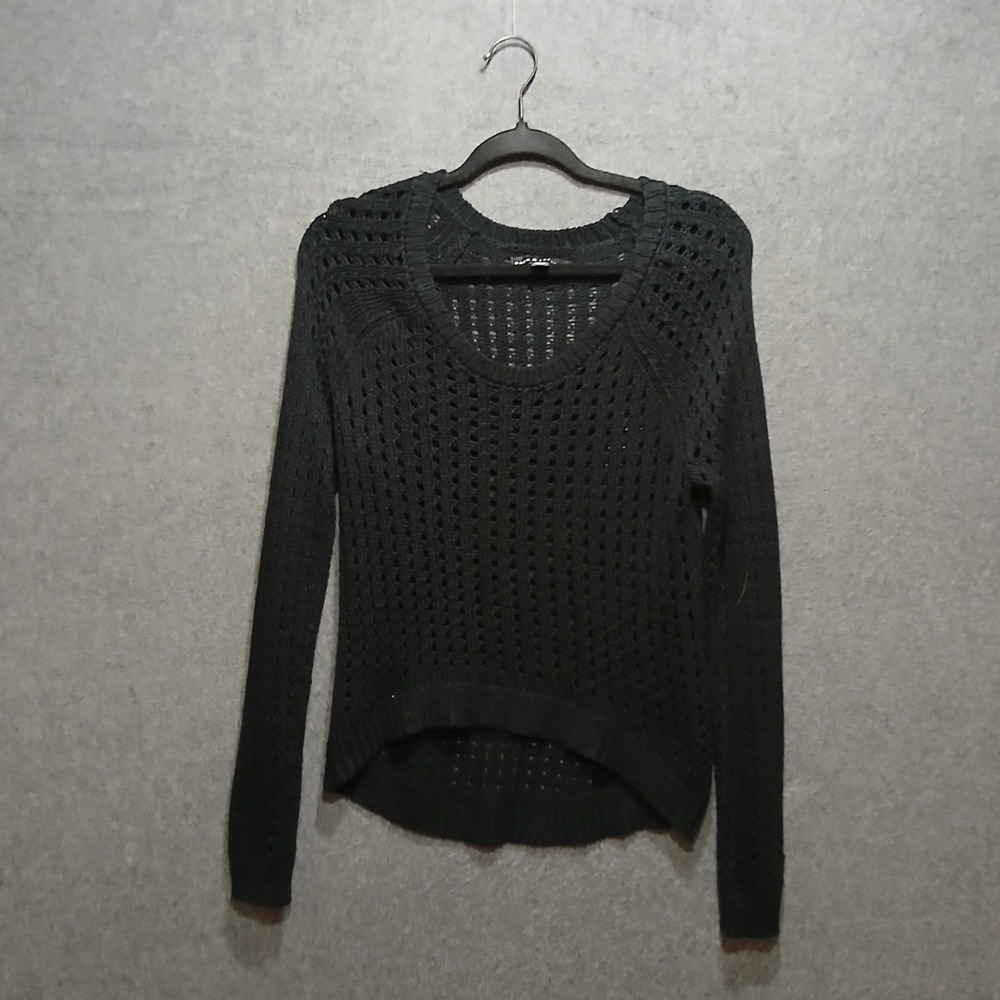 Rock & Republic M Sweater Open Weave Goth Fairy Grunge Y2K 90s Whimsygoth